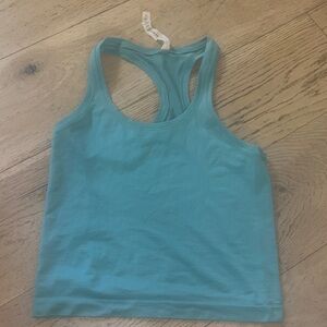 lululemon athletica Teal Racerback Tank Top